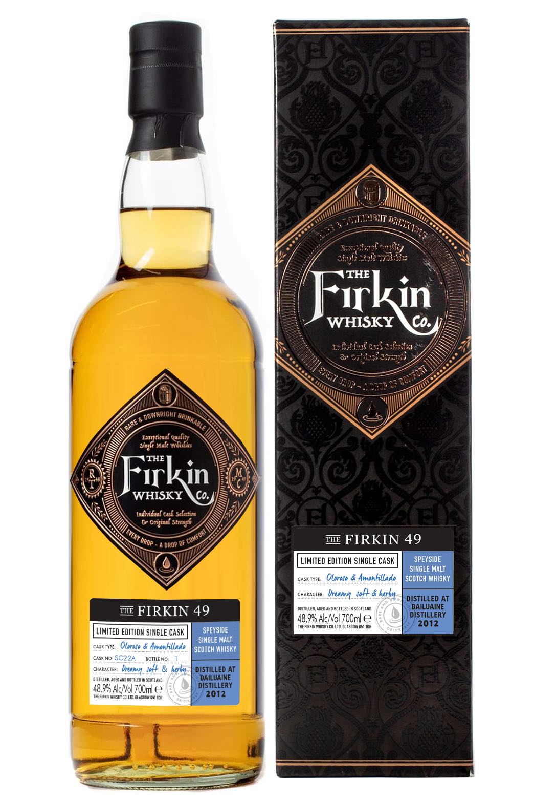 Firkin 49: Dailuaine 2012 Whisky in Custom Oloroso and Amontillado Cask